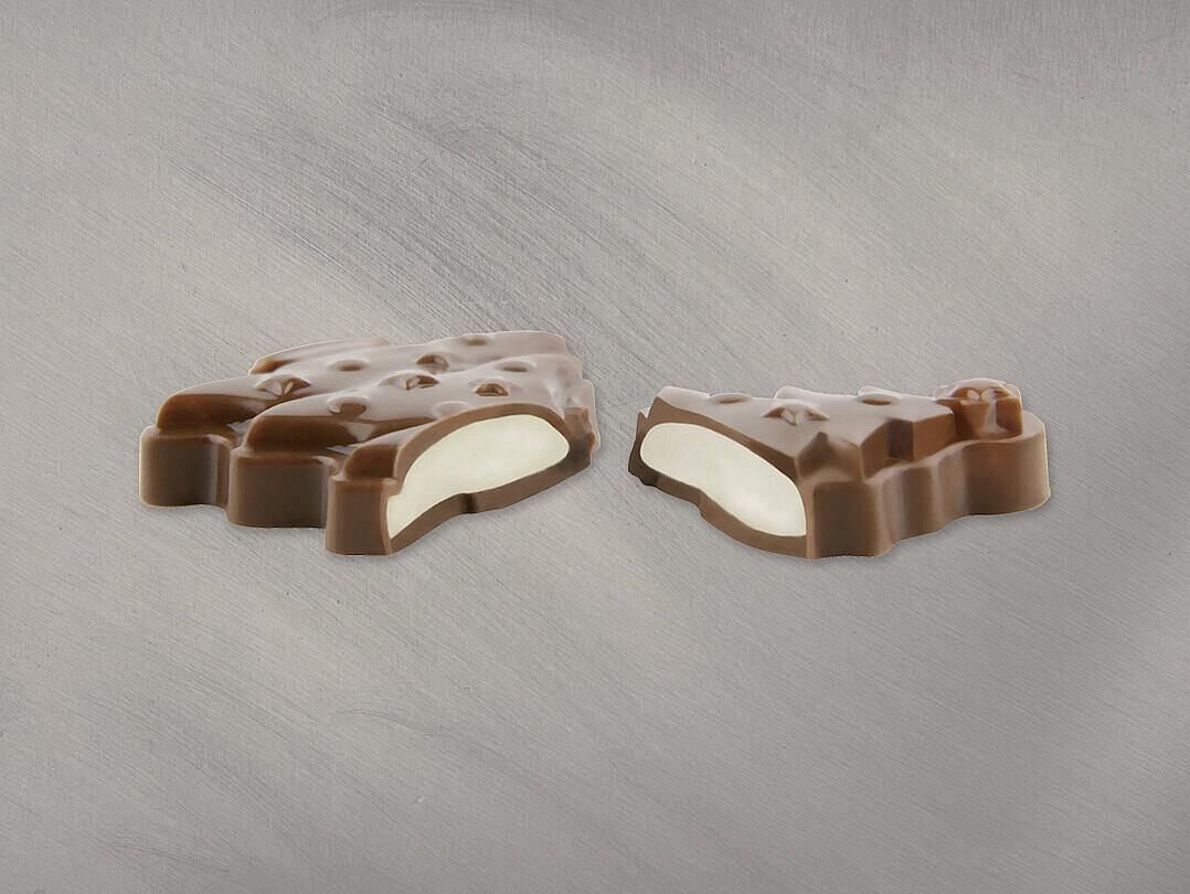 Shaped chocolate